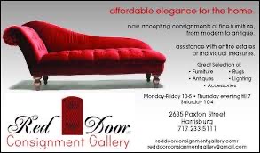 Red Door Consignment Gallery, Harrisburg, PA; Reduce Your Carbon Footprint Buy Second-hand