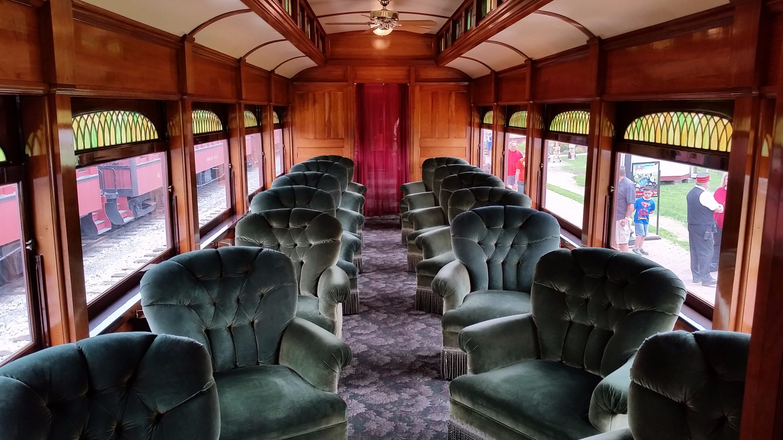 Strasburg Rail Road Image of Henry K. Long First Class Parlor Car