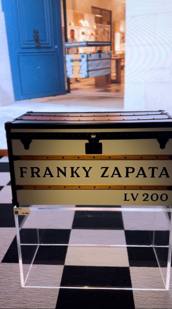 Franky Zapata Louis 200 Trunk at Barney's Reimagined Building