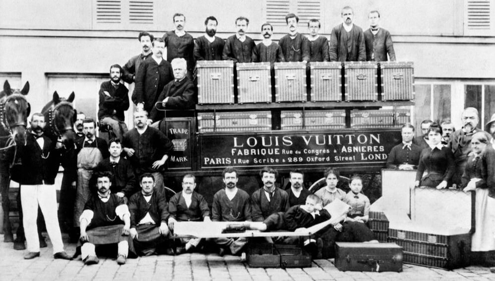 Vintage photo of Louis Vuitton Team 