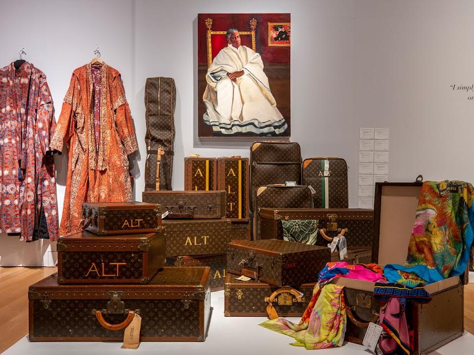 André Leon Talley's collection of designer luggage and trunks