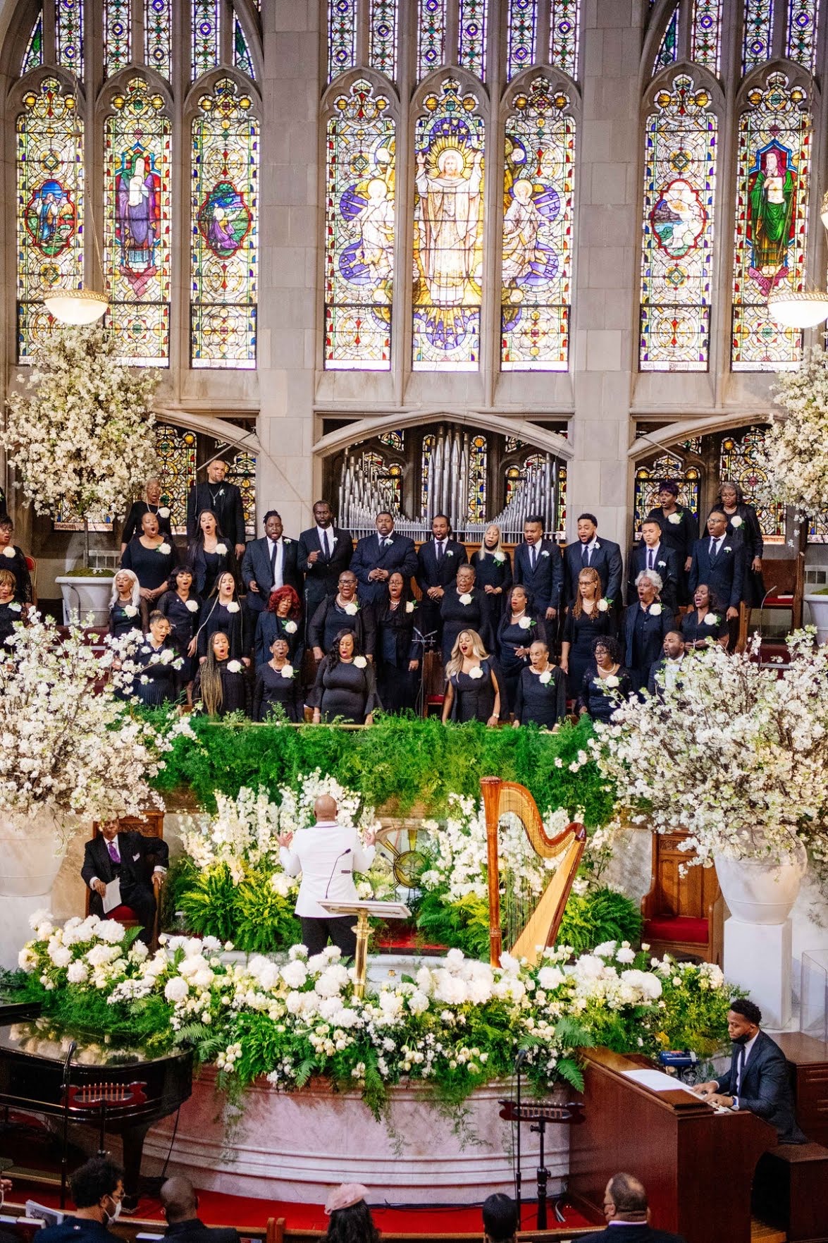 André Leon Talley's Memorial Service on Friday, April 29, 2022 at the icon's longtime house of worship, The Abyssinian Baptist Church in Harlem