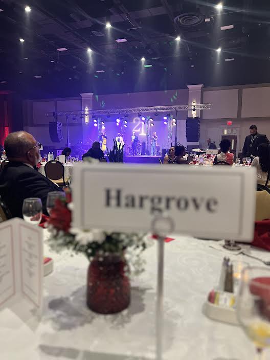 Hargrove table at annual black tie event in Hershey