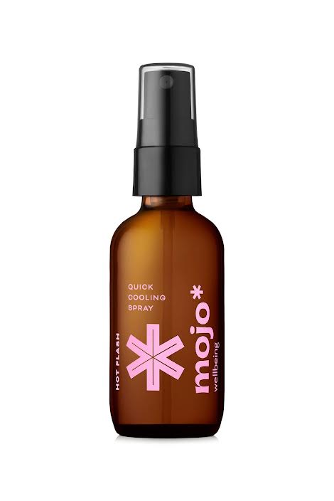 Mojo Wellbeing Hot Flash Quick Cooling Spray for those experiencing bothersome sweating