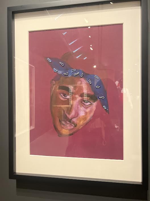 Baltimore based artist, Joyce J. Scott work of Tupac Shakur who lived in Baltimore before his fame