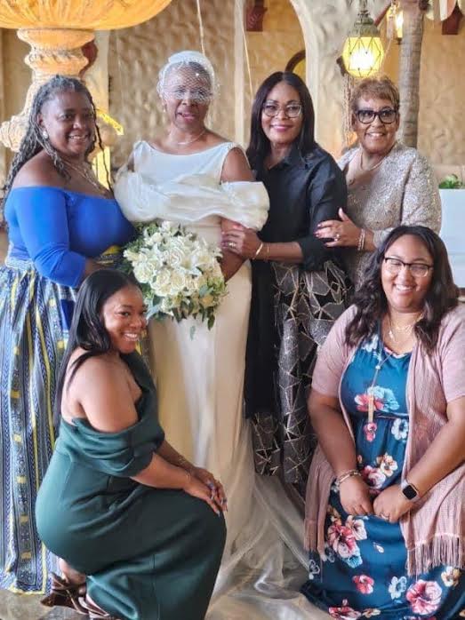 Teri's Vow Renewal Ceremony - the bridal party