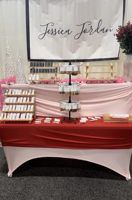Jessica Jordan Jewelry, one of the prettiest displays at the 40th PA Christmas + Gift Show 