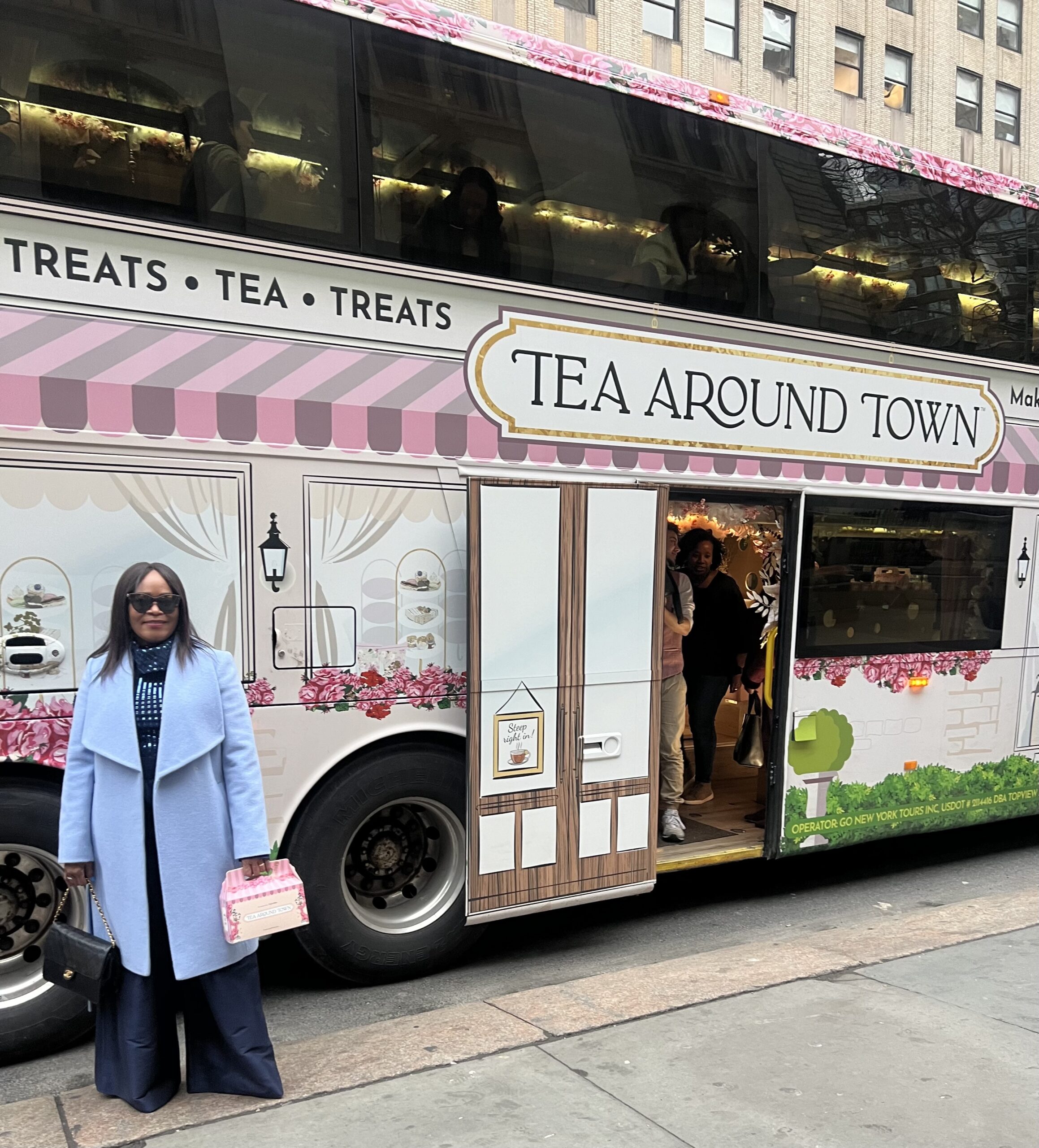 NYC Tea Around Town Sightseeing Bus