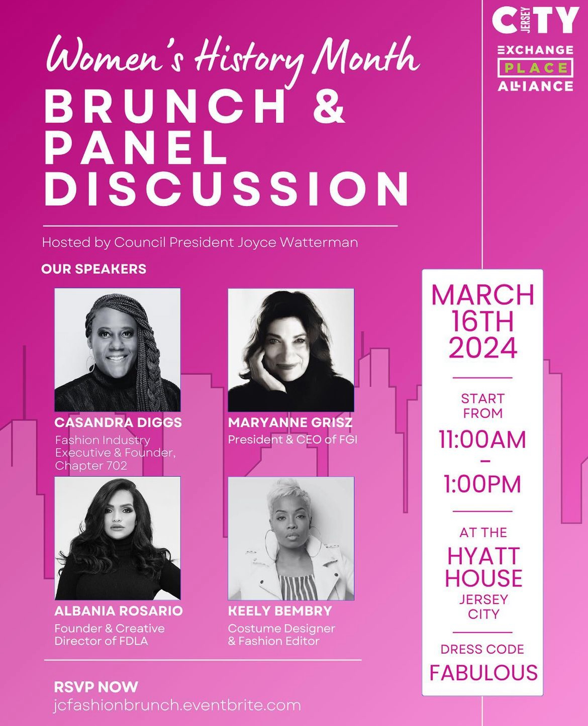 Fashion Alliance Network's Women's History Month Brunch & Panel Discussion, Jersey City