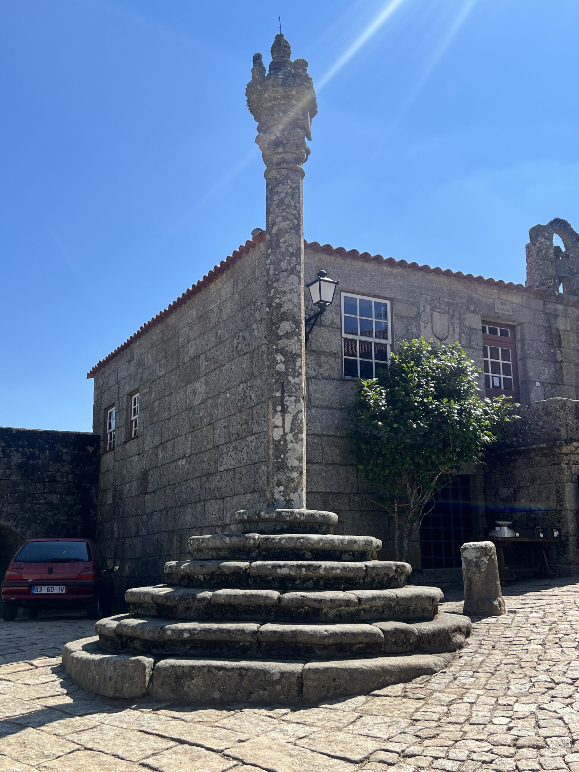 Center of Sortelha Castle in the Center of Portugal