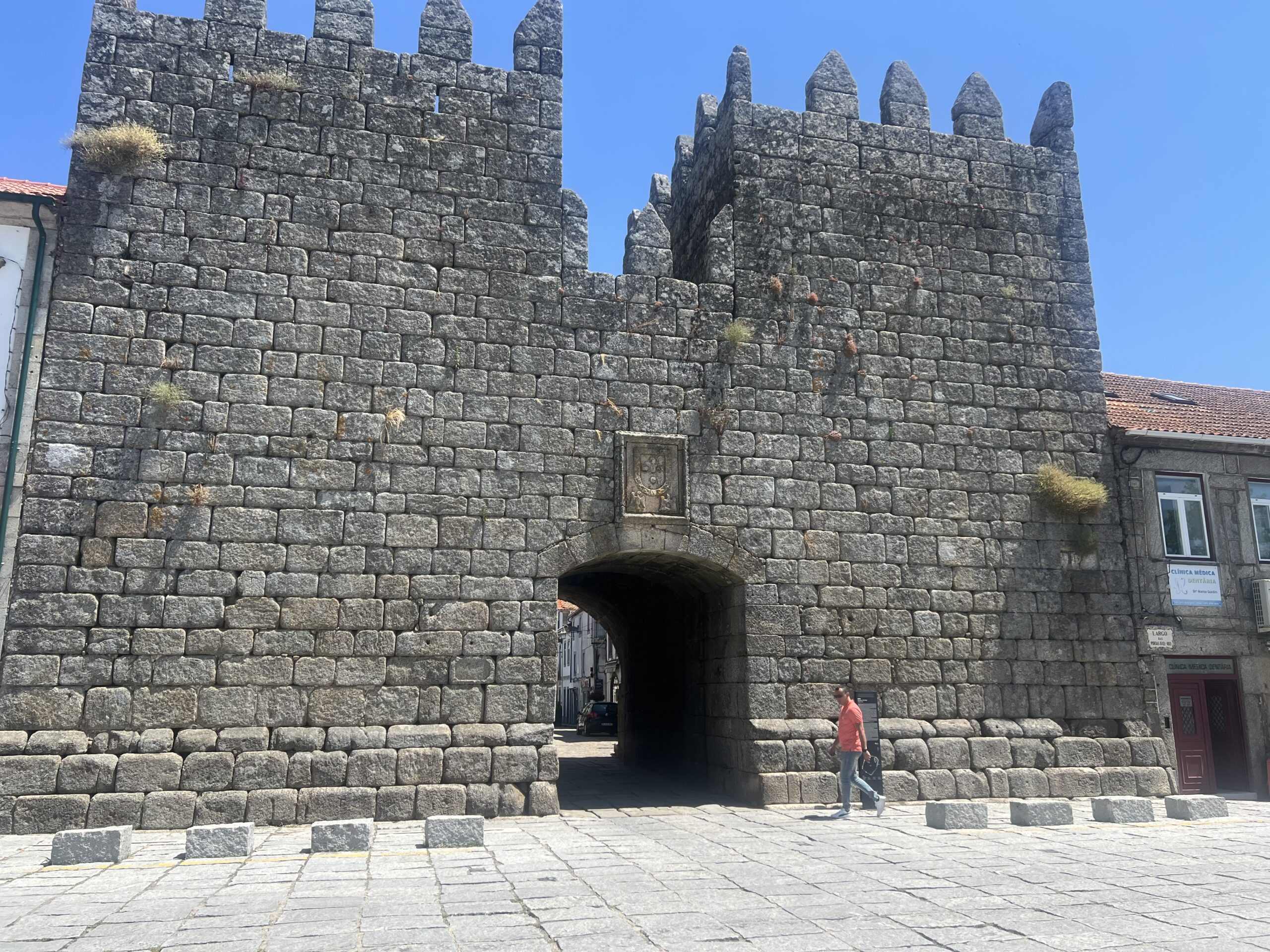 Trancoso Castle Wall in Center of Portugal