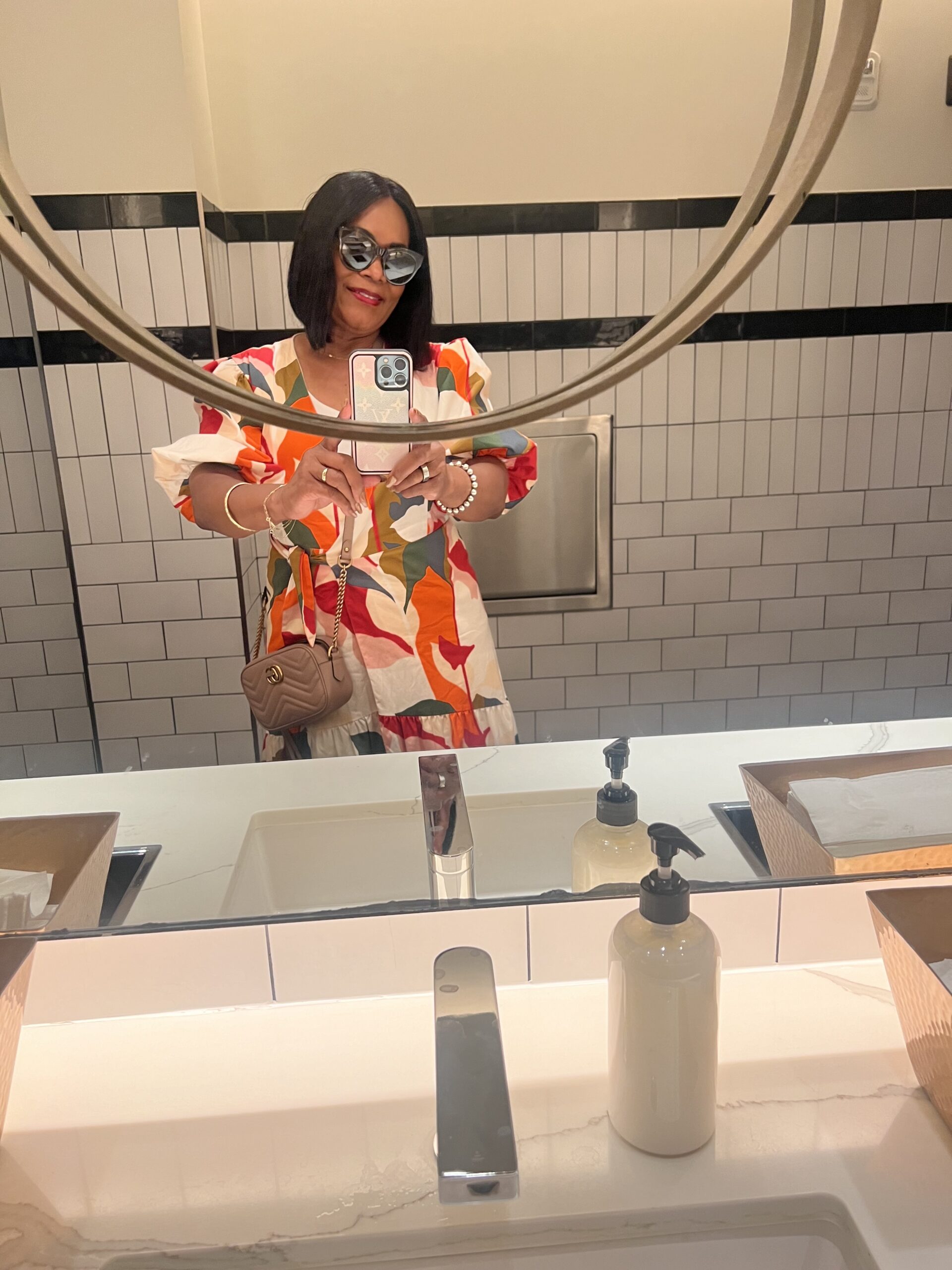 Mirror Selfie at Riverhouse at Odette's in New Hope