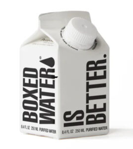 Is Boxed Water Better? This water is supplied to guests at the Salamander Middleburg