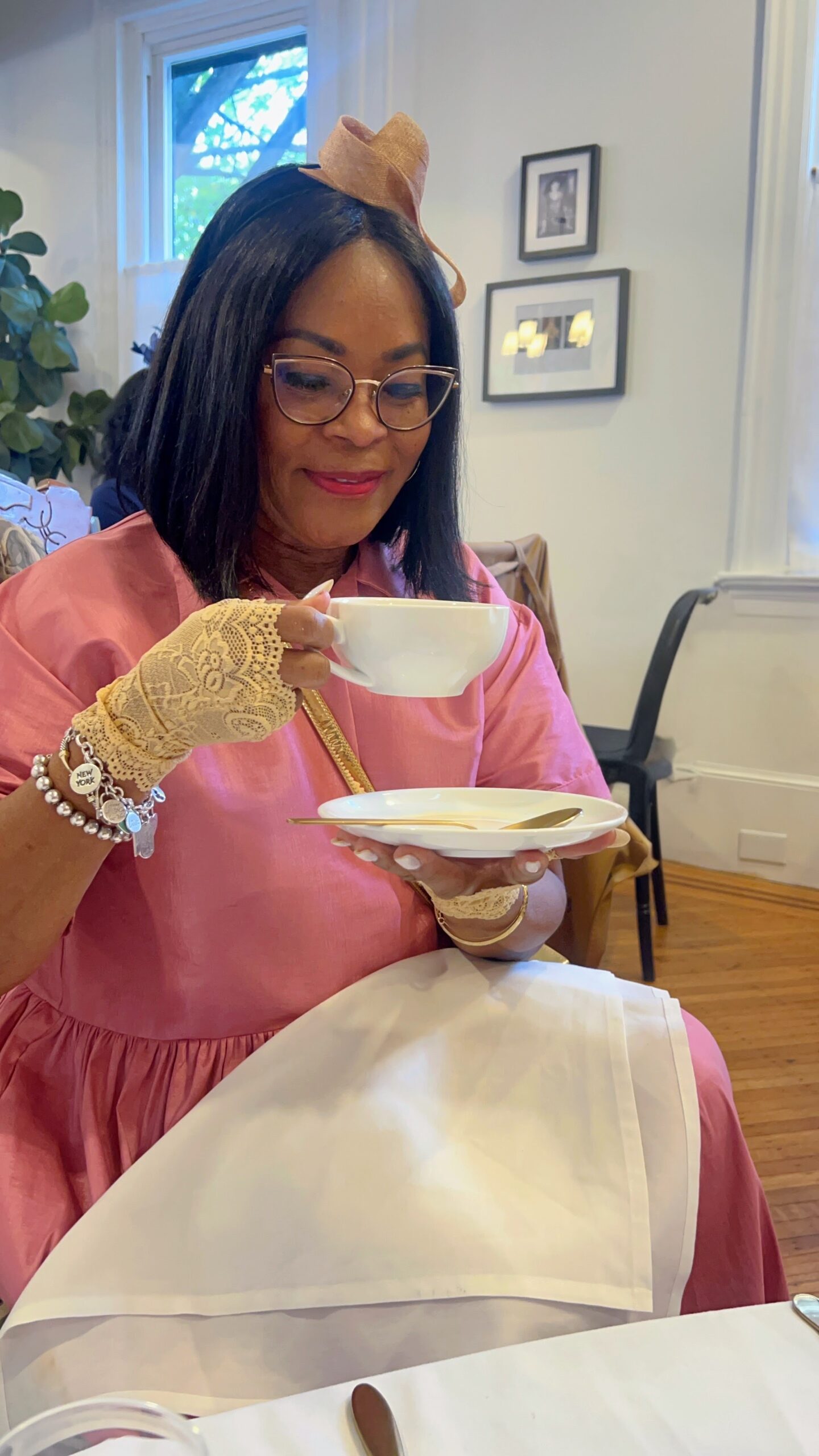 Sipping afternoon tea in the historic Powelton Village