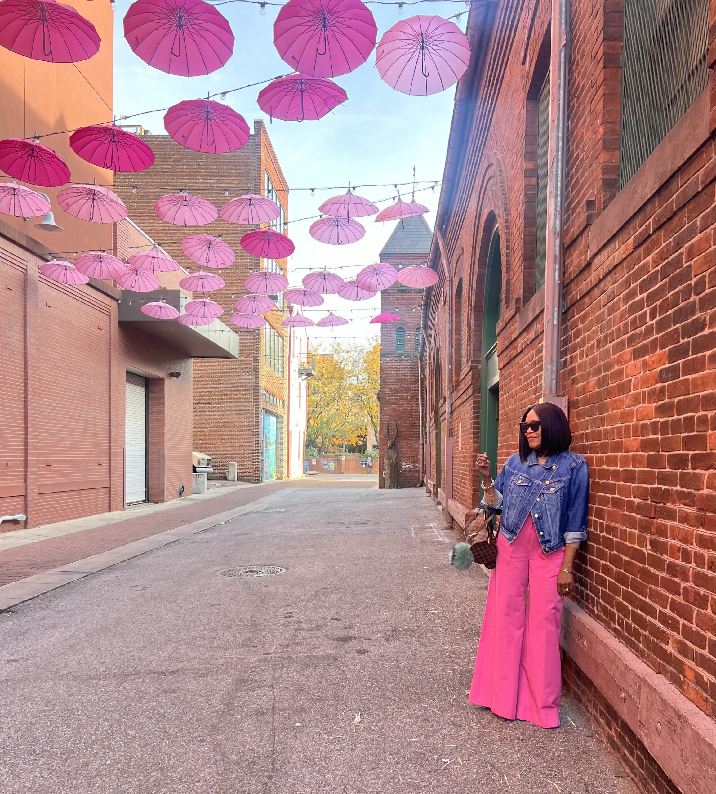 The Pink Parasol Project in York for Breast Cancer Awareness