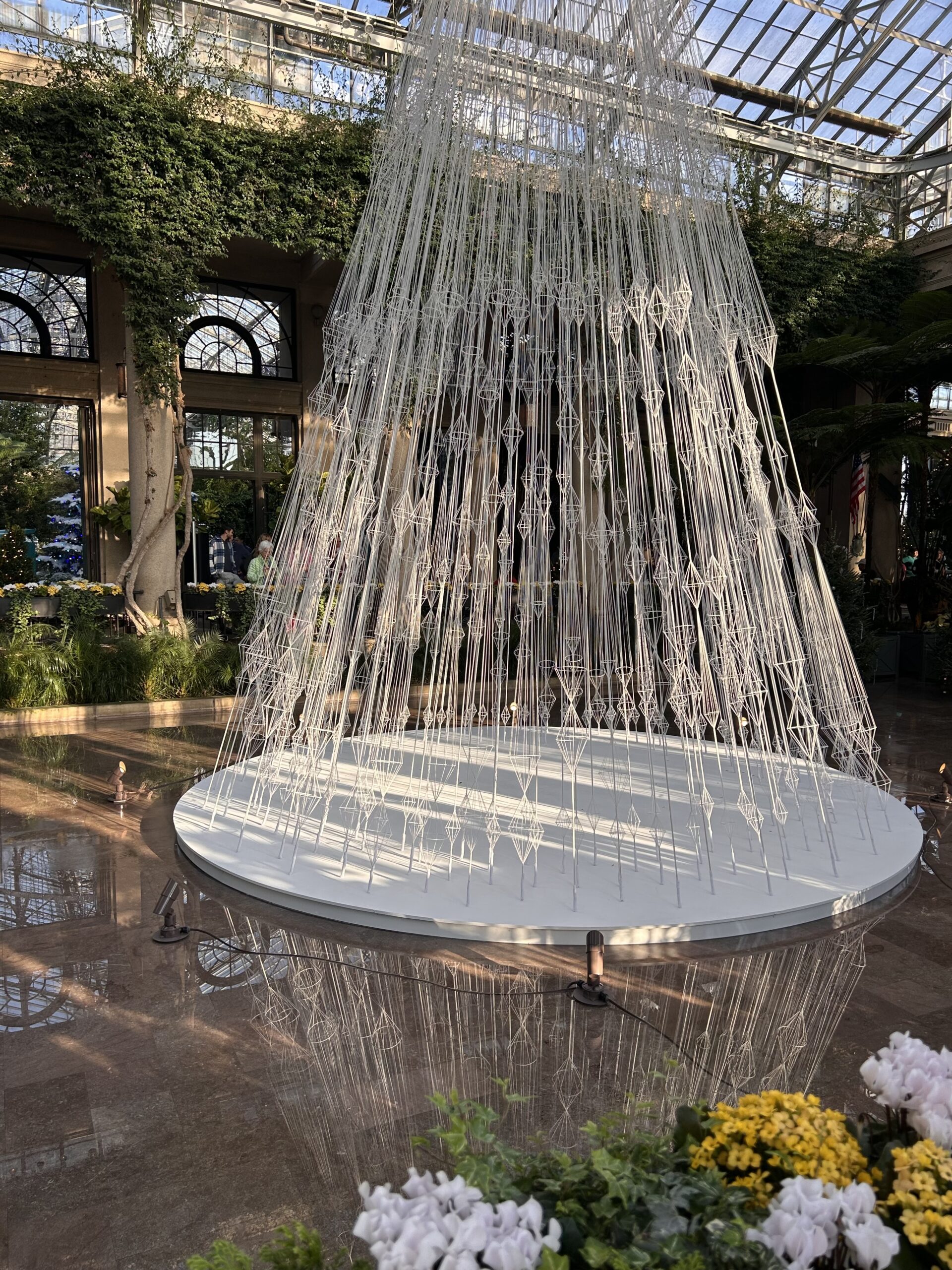 Another magical moment at Longwood Gardens, the Towering Work of Art in the Exhibition Hall