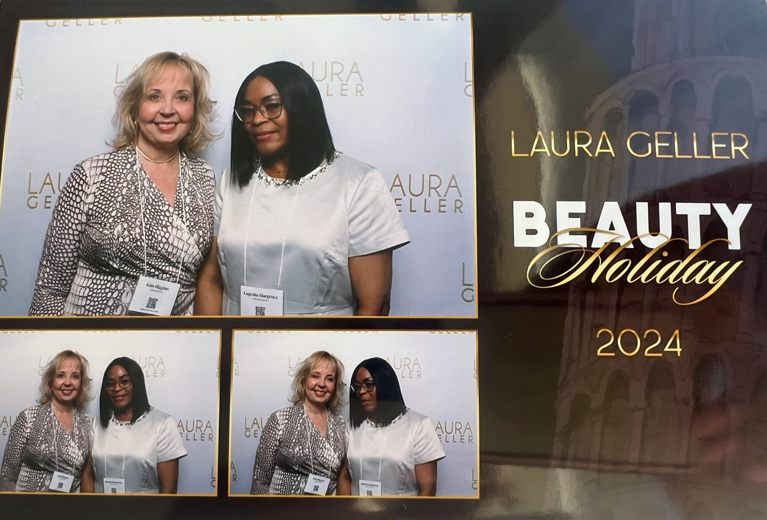 Photo Op at the Laura Geller Beauty Italian Holiday Dinner