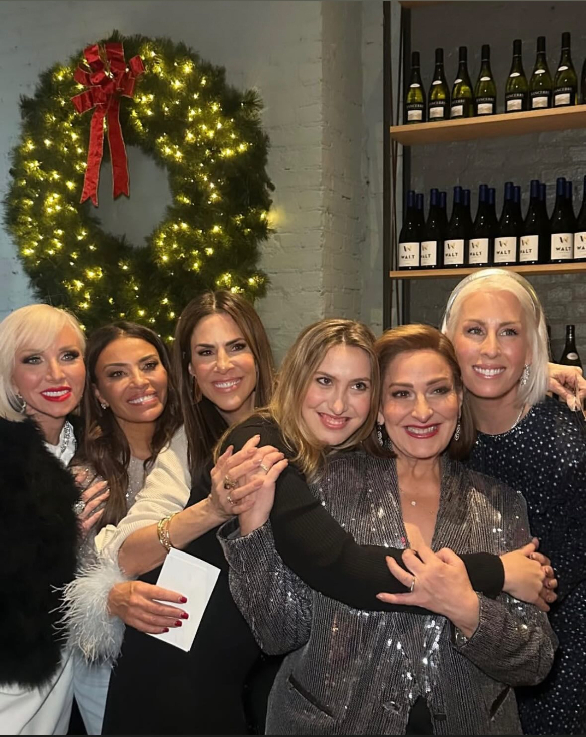 Some of the Housewives of New Jersey atteneded the Laura Geller Beauty Italian Holiday DInner