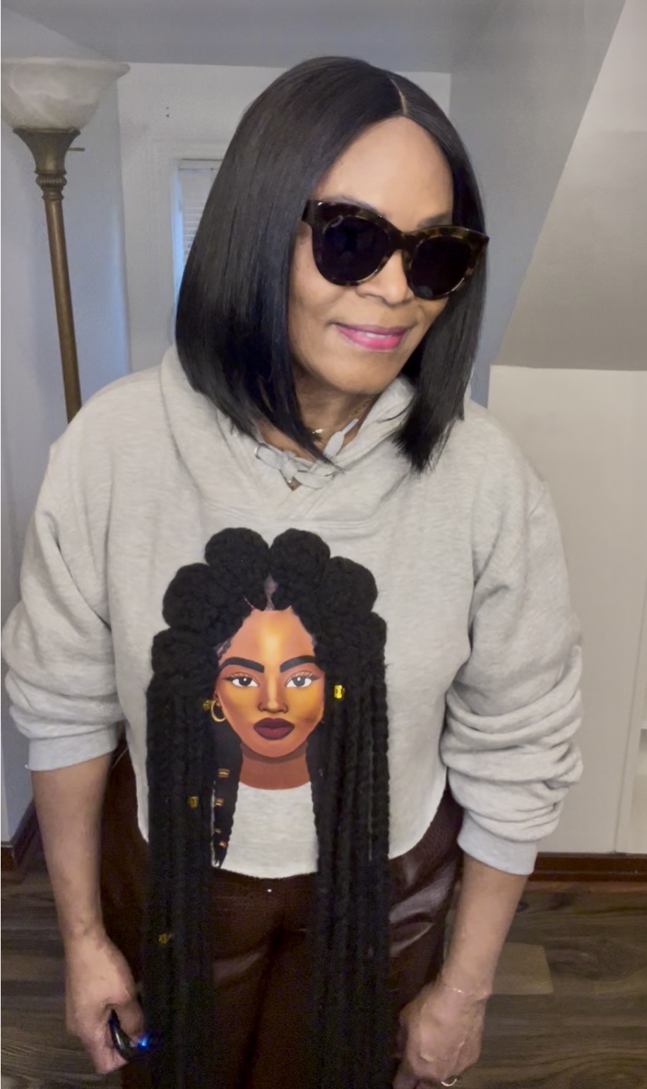 This Black History Month, I am sharing the brands I intentionally support, the Amirah Kimberly Goldson sweatshirt.