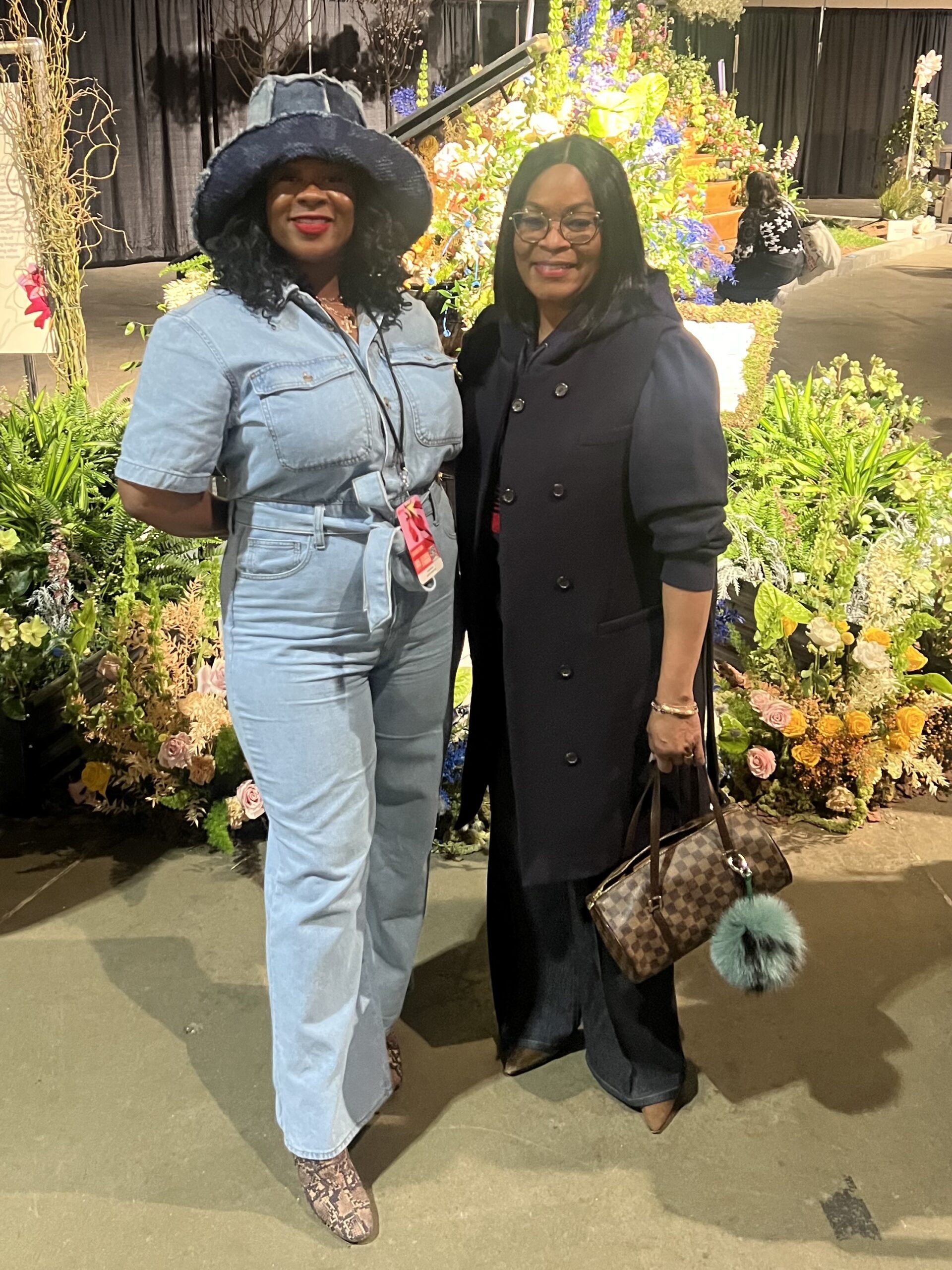 I met Tissarose, the award-winning floral designer at the 2025 Philly Flower Show