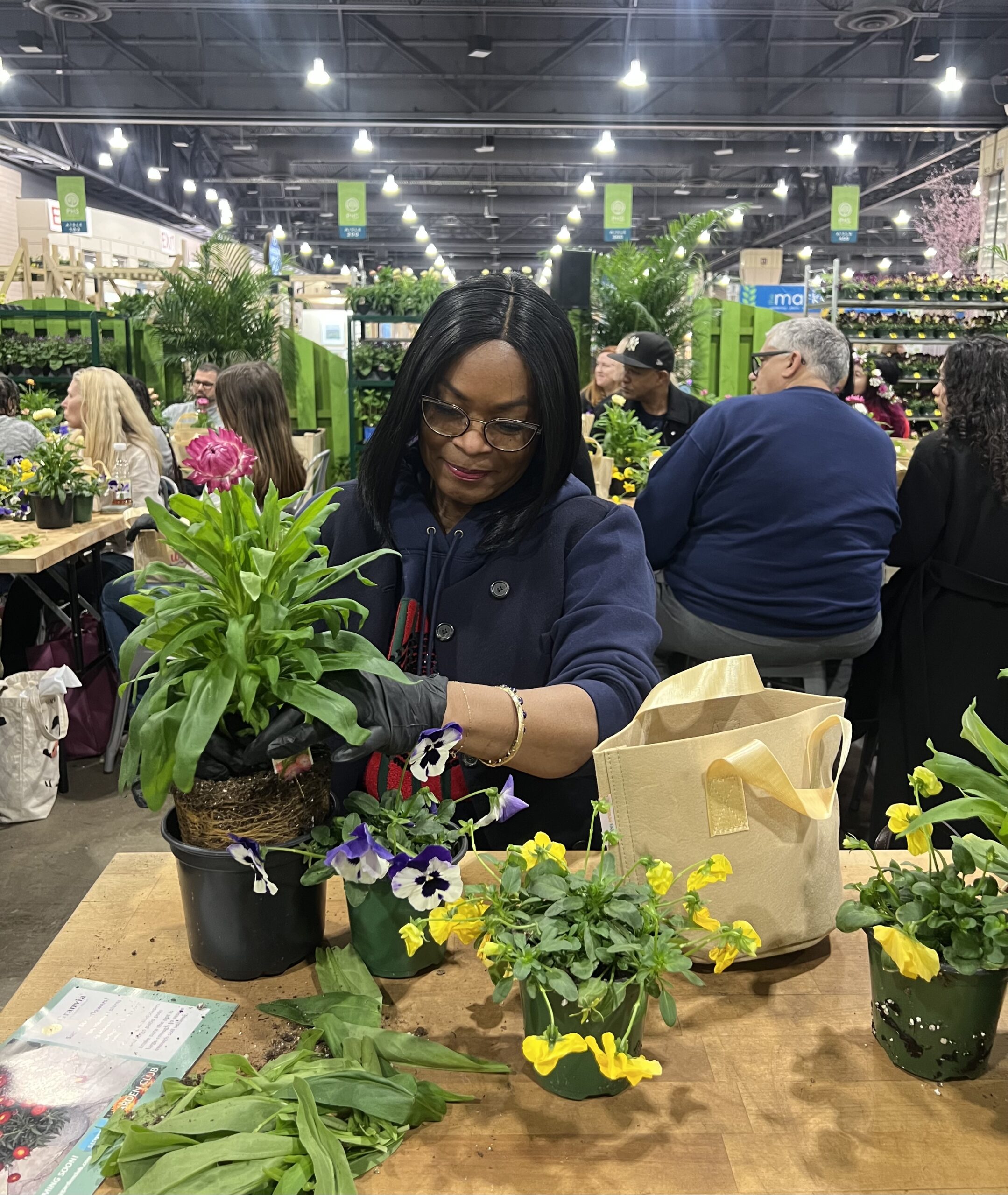 Potting Party at the 2025 Philly Flower Show