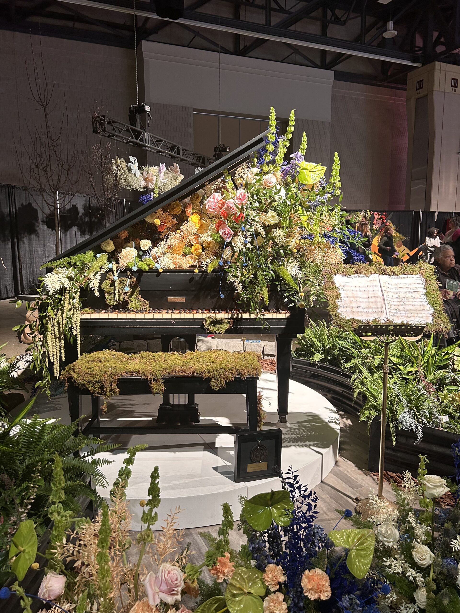 Tissarose award-winning Sower's Symphony at the 2025 Philly Flower Show, another spectacular breathtaking beauty floral design.