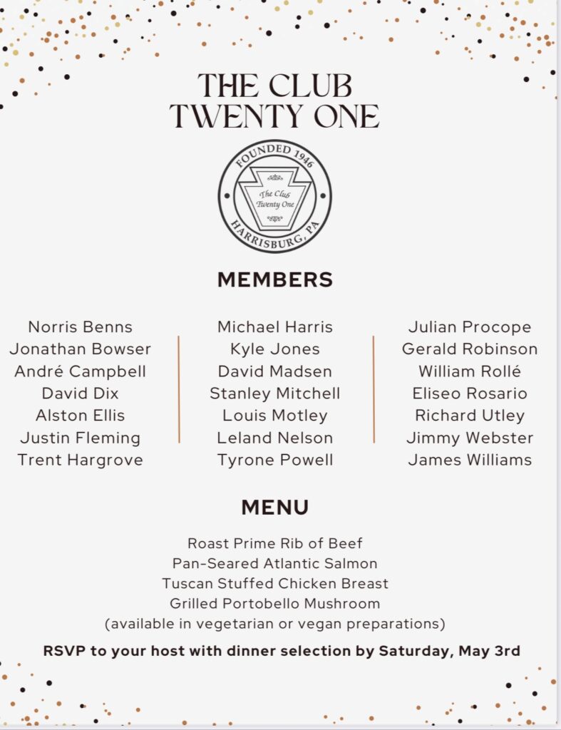 List of 2025 Club 21 members